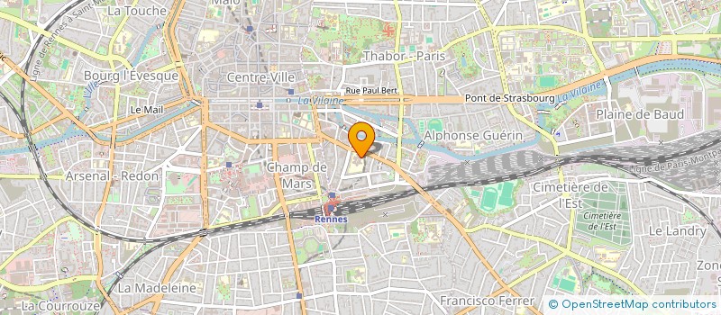 localisation de l'entreprise CTRE MED PHY & READ NTRE DAME DE LOURDES à RENNES