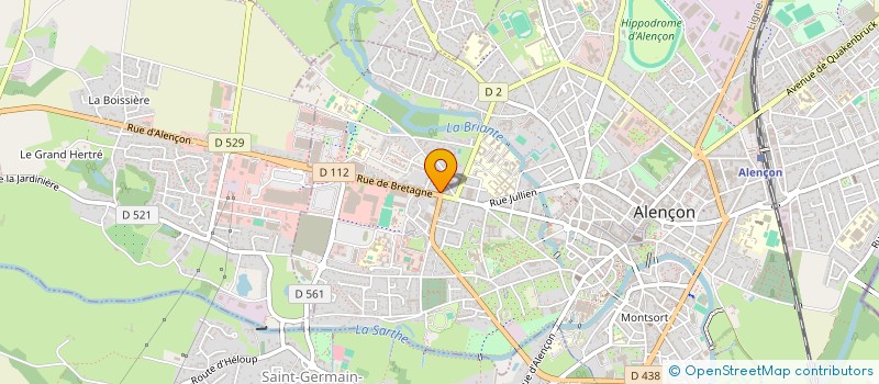 localisation de l'entreprise CTRE MED PSYCHOSO DEV QUALITES HUMAINES à ALENCON