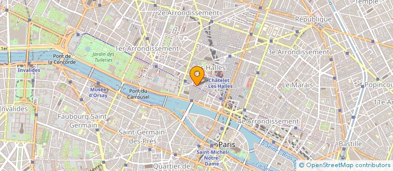 localisation de l'entreprise CTRE MEDECINE DU TRAVAIL DE L'AFP à PARIS
