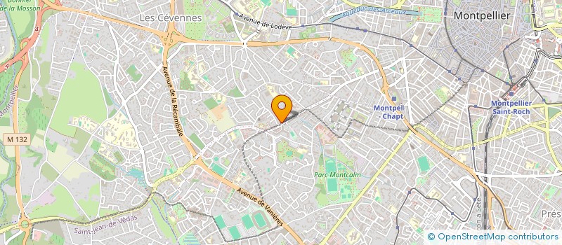 localisation de l'entreprise CTRE MEDIC SPECIALISE COLLINES D ESTANOV à MONTPELLIER