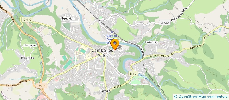 localisation de l'entreprise CTRE MEDICAL TOKI EDER à CAMBO-LES-BAINS