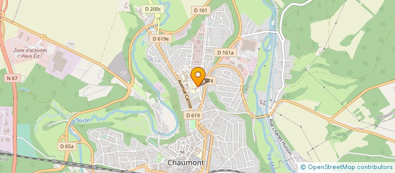 localisation de l'entreprise CTRE MEDICO CHIRURGICAL CHAUMONT-LE-BOIS à CHAUMONT