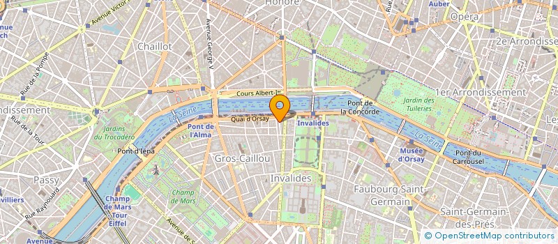 localisation de l'entreprise CTRE MEDICO CHIRURGICAL OEIL ET PAUPIERE COP  PARIS