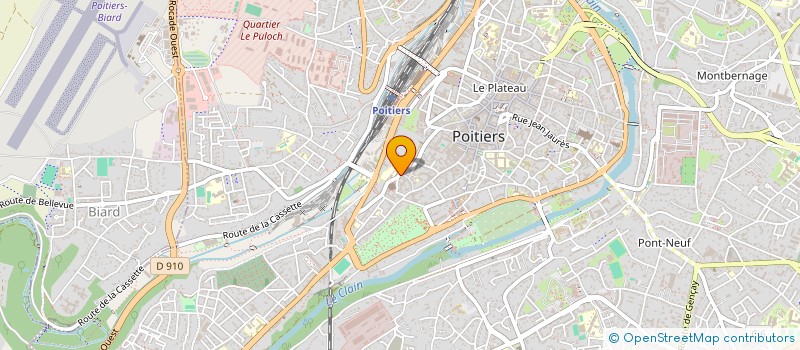 localisation de l'entreprise CTRE MEDICO PSYCHO PEDAGOGIQUE à POITIERS
