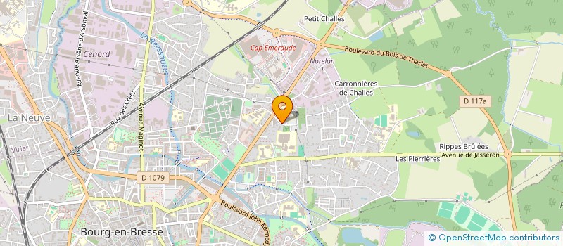 localisation de l'entreprise CTRE METIERS INDUSTRIE AGROALIMENTAIRE à BOURG-EN-BRESSE