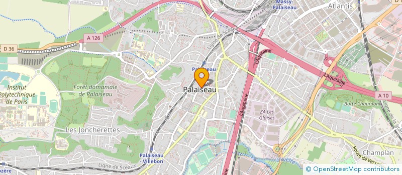 localisation de l'entreprise CTRE MUNICIPAL FORMATION INSERT JEUNES à PALAISEAU