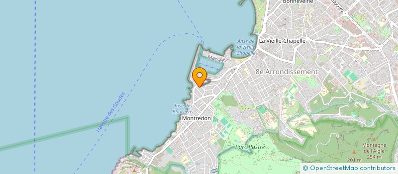 localisation de l'entreprise CTRE NAL FORMAT ET D'INSERTION ENTREP à MARSEILLE 8