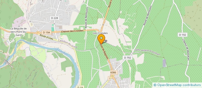 localisation de l'entreprise CTRE NAT DE FORMA AUX METIE DE SECURITE à REMOULINS