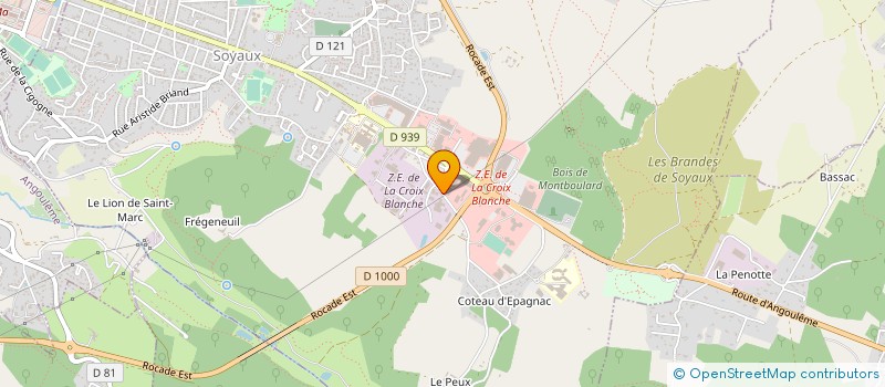 localisation de l'entreprise CTRE NAT ETUDES DEVELOP INFORMATIQUES à SOYAUX