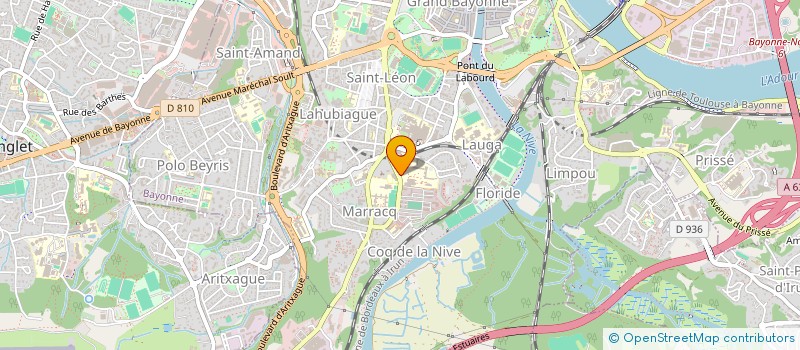 localisation de l'entreprise CTRE NAT FORM FEDE FR PELOTE BASQUE BAYO à BAYONNE