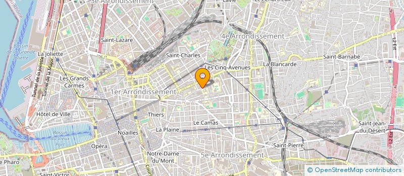 localisation de l'entreprise CTRE NATIONAL INSERT PROFES ARTISTES LYR à MARSEILLE