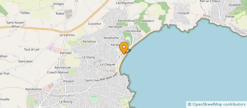 localisation de l'entreprise CTRE NAUTIQUE DE PLOUGONVELIN à PLOUGONVELIN