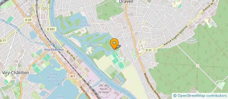 localisation de l'entreprise CTRE NAUTIQUE DES MAZIERES à DRAVEIL