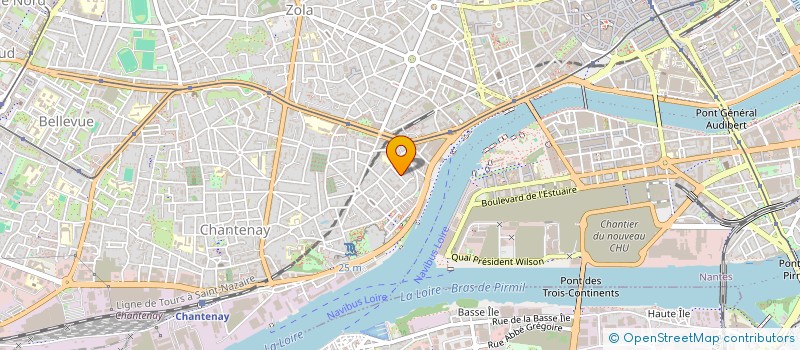 localisation de l'entreprise CTRE OBSERVAT MESURE POLITIQ ACT SOCIALE à NANTES