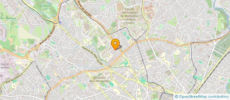 localisation de l'entreprise CTRE ONTOLOGIQ RESSOURCES PRATIQS ... à MONTPELLIER