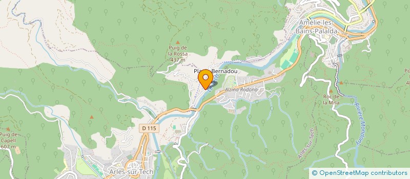 localisation de l'entreprise CTRE OPERATION PROTECT TELE SECURITE  ARLES-SUR-TECH