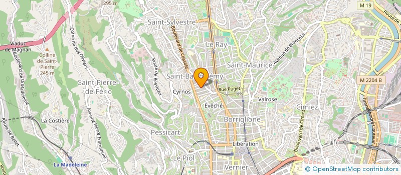 localisation de l'entreprise CTRE OPERATIONNEL TELESURVEILLANCE AGREE à NICE