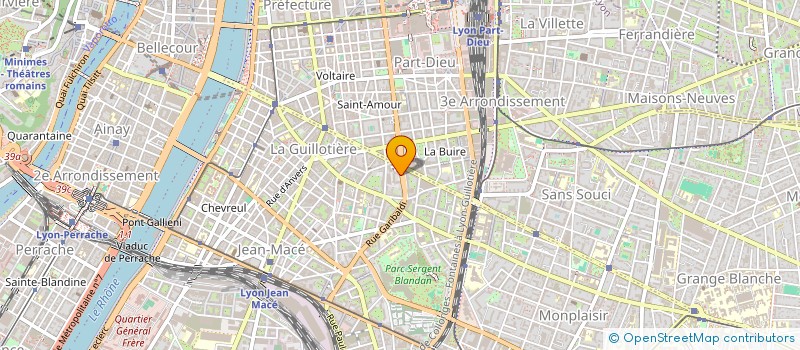 localisation de l'entreprise CTRE OPHTALMOLOGIQUE LOUIS PAUFIQUE à LYON