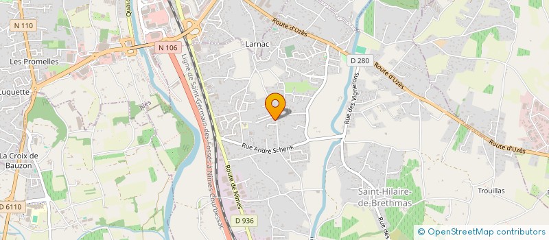 localisation de l'entreprise CTRE ORGANI ETUD INFOR LOGIST GESTI ENTR à SAINT-HILAIRE-DE-BRETHMAS