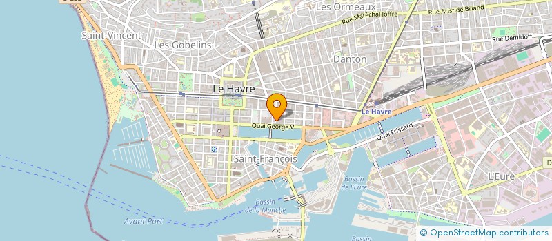 localisation de l'entreprise CTRE ORGANIS GESTION INFORMAT MAINTENANC à LE HAVRE