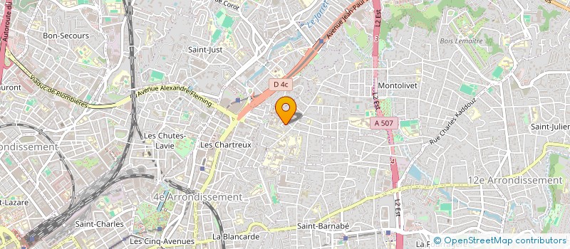 localisation de l'entreprise CTRE ORTHOPEDIE DRS JL DUFAUD & P PARIS à MARSEILLE 12EME