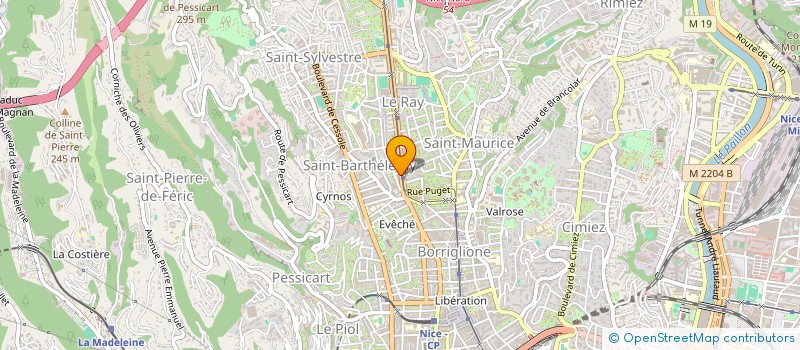 localisation de l'entreprise CTRE PARA MEDICAL GORBELLA à NICE