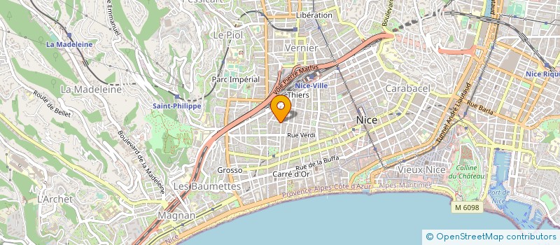 localisation de l'entreprise CTRE PEDAGOGIE ET ENS APPLIQUES CPEA à NICE