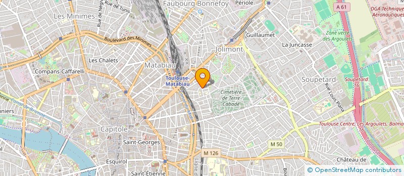 localisation de l'entreprise CTRE PEDAGOGIQUE DE CONDUITE MAITRISEE à TOULOUSE