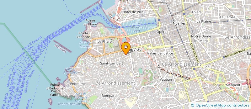 localisation de l'entreprise CTRE PERFECTIONNEMENT TECHN DEP FOOTBALL à MARSEILLE