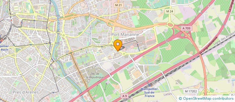 localisation de l'entreprise CTRE PRIVE TOMODENSITOMETRIE LANGUEDOC ROUSSILLON SA TOMODOC à MONTPELLIER