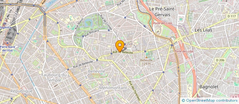 localisation de l'entreprise CTRE PROTEC INFAN GRPE OEUV SOCIA BELLEV à PARIS
