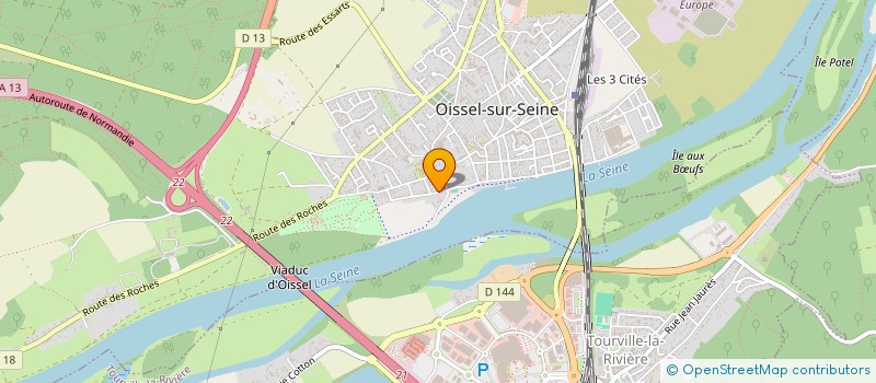 localisation de l'entreprise CTRE PSYCHOLOGIE CLINIQUE HTE NORMANDIE à OISSEL