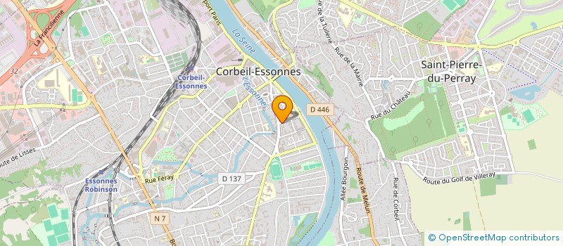 localisation de l'entreprise CTRE RADIOLOGIE ECHOGRAPHIE SAINT-SPIRE à CORBEIL-ESSONNES
