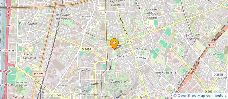 localisation de l'entreprise CTRE RECHE INFORMA CITTERA JEUNESSE  GRENOBLE