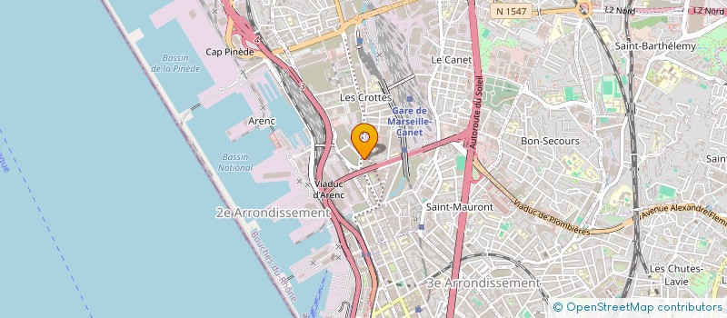localisation de l'entreprise CTRE RECHER ANIMA CULTUR CONNAISS COMMUN à MARSEILLE