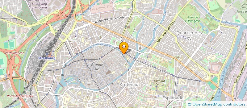 localisation de l'entreprise CTRE RECHER CHIRURG LABORAT R POINCARE à STRASBOURG