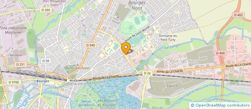 localisation de l'entreprise CTRE RECHER INNOV TRANSFERT TECHNOLOGIE à BOURGES