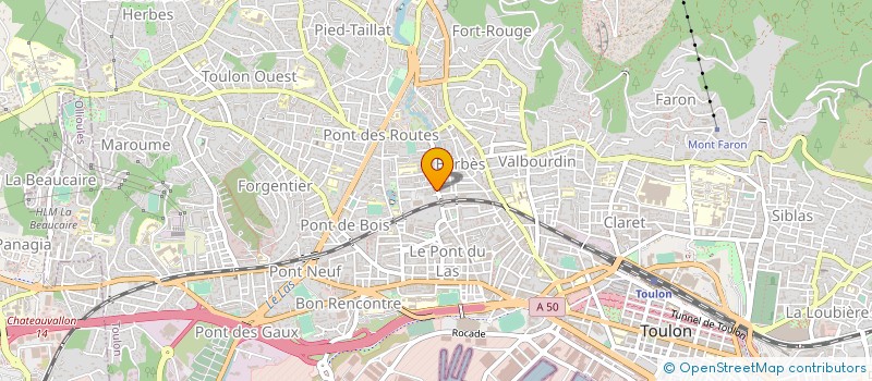 localisation de l'entreprise CTRE RECHERCHE EN PERFORMANCE MOTEUR à TOULON