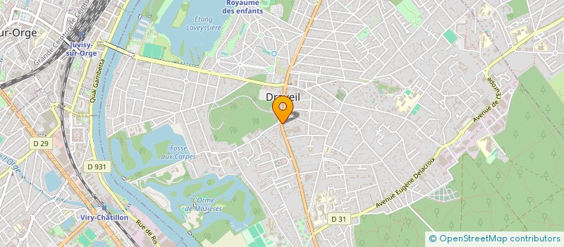 localisation de l'entreprise CTRE RECHERCHE ETUDE PATE ETALEE à DRAVEIL