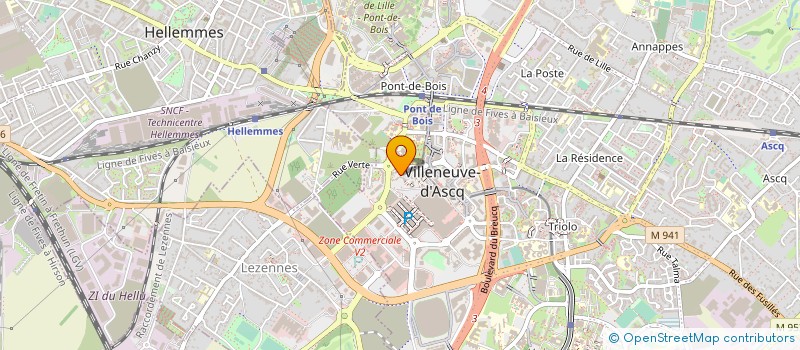 localisation de l'entreprise CTRE RECHERCHE INFORMATION SUR DROGUES à VILLENEUVE-D'ASCQ