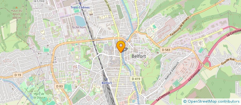 localisation de l'entreprise CTRE RECHERCHES EN MATHEMATIQUES à BELFORT