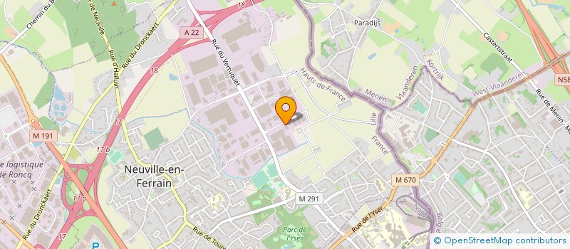 localisation de l'entreprise CTRE RECHERCHES ETUDES TECHNIQ DU TAPIS  NEUVILLE-EN-FERRAIN