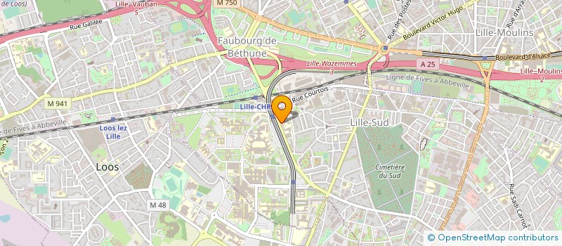 localisation de l'entreprise CTRE RECHERCHES SANTE TRAVAIL ERGONOMIE à LILLE