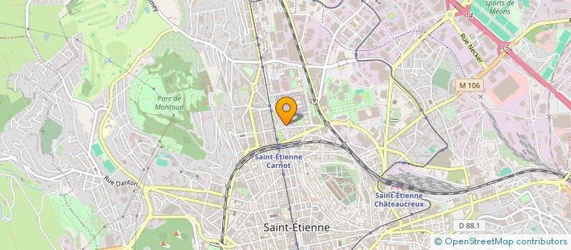 localisation de l'entreprise CTRE RECRUTEMENT FORMATION ALTERN CERFA  SAINT-ETIENNE