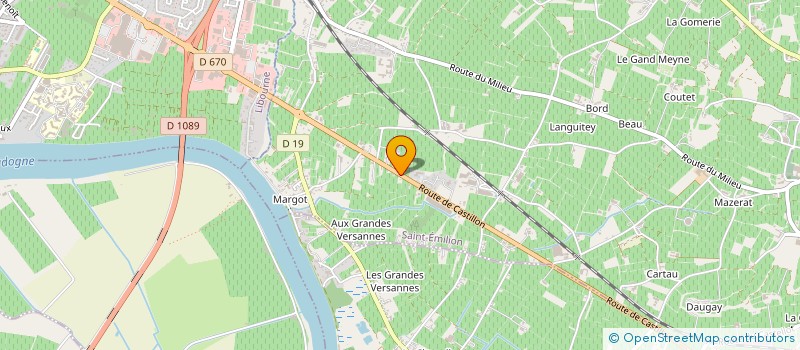 localisation de l'entreprise CTRE RECUPERATION LIBOURNAIS  SAINT-EMILION