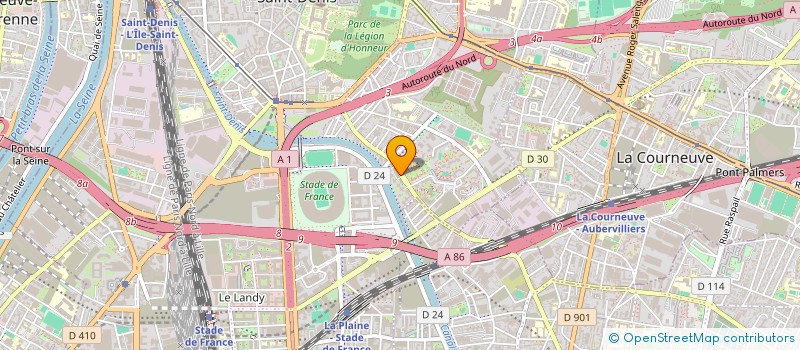 localisation de l'entreprise CTRE REEDUCATION FONCTIONNELLE DE PARIS à SAINT-DENIS