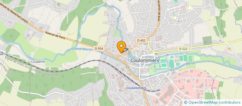 localisation de l'entreprise CTRE REG CONTROLE AUTO COULOMMIERS à COULOMMIERS