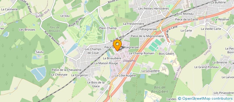 localisation de l'entreprise CTRE REG DE FORMATION ET DE PROMOTION à BALLAN-MIRE