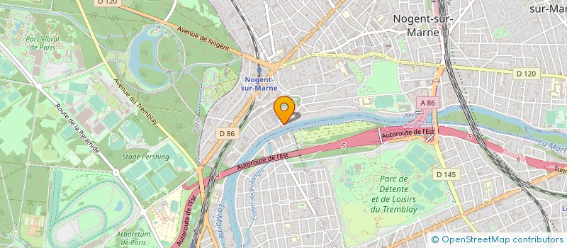 localisation de l'entreprise CTRE REG EDUCAT PHYSIQUE SPORTIVE CREPS à NOGENT-SUR-MARNE