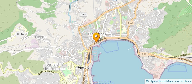 localisation de l'entreprise CTRE REG ENFANCE ADOLESCENCE INADAPTEES à AJACCIO